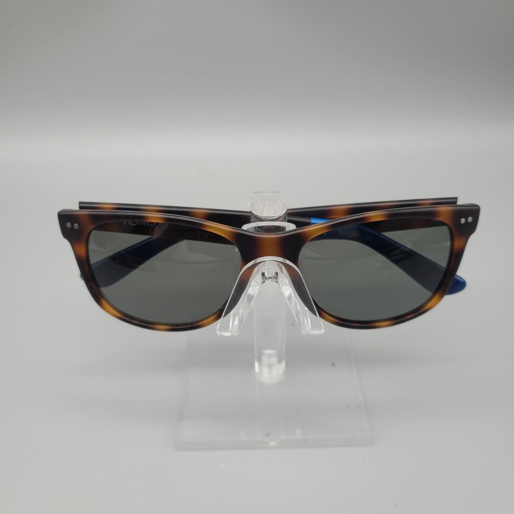 TOMS Classic 101 Sunglasses Matte Tortoise Blue S001-023-03 Made in Italy